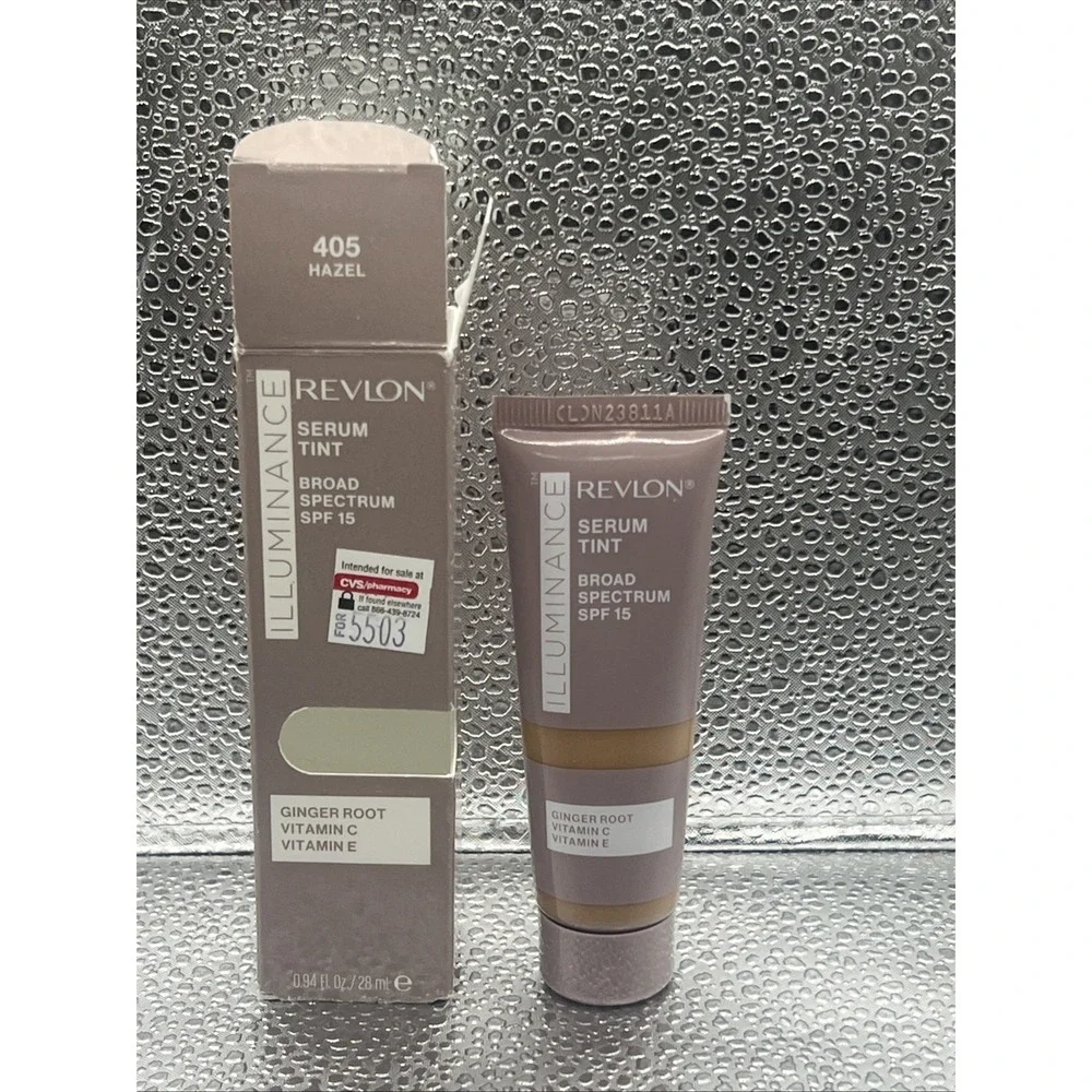 Revlon Illuminance Tinted Serum, Triple‎ Hyaluronic Acid, SPF 15, 405 Hazel